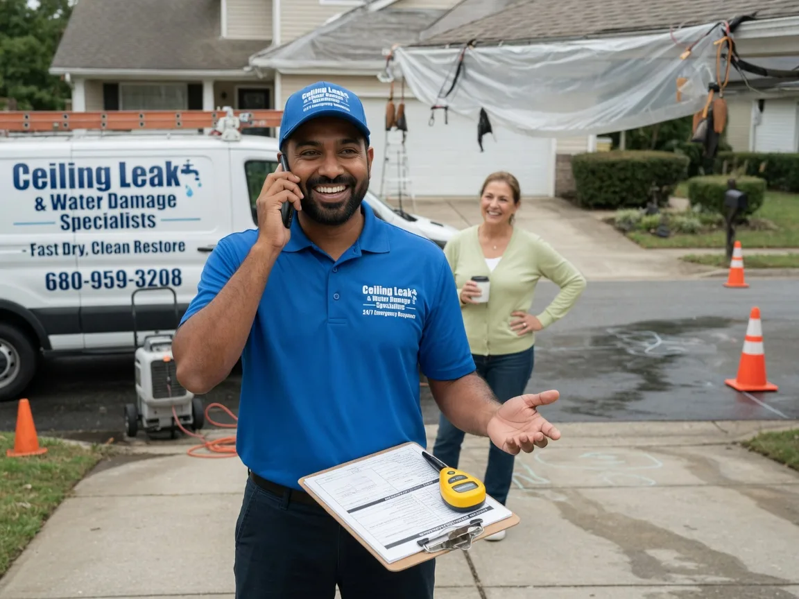 Ceiling Leak Cleanup Ellabell, GA FAQs